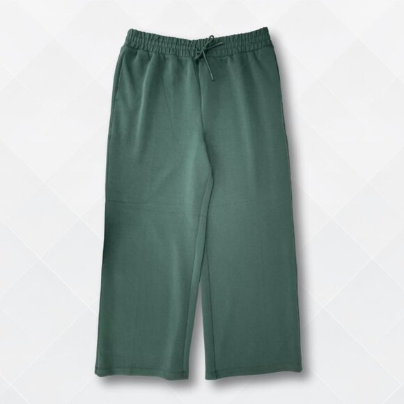 💚 All in Motion High-Rise Wide-Leg Pants | Dark Green | Size S | NWT - Picture 1 of 3